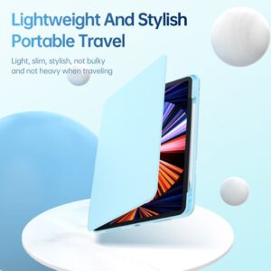 iPad 10.9" 2022 / iPad 11" 2025 Fodral med roterbart stativ - Blå