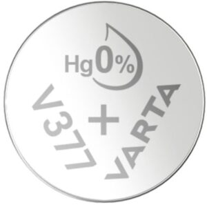 VARTA Silver Coin knappcellsbatteri V377 / SR66, 2-pack