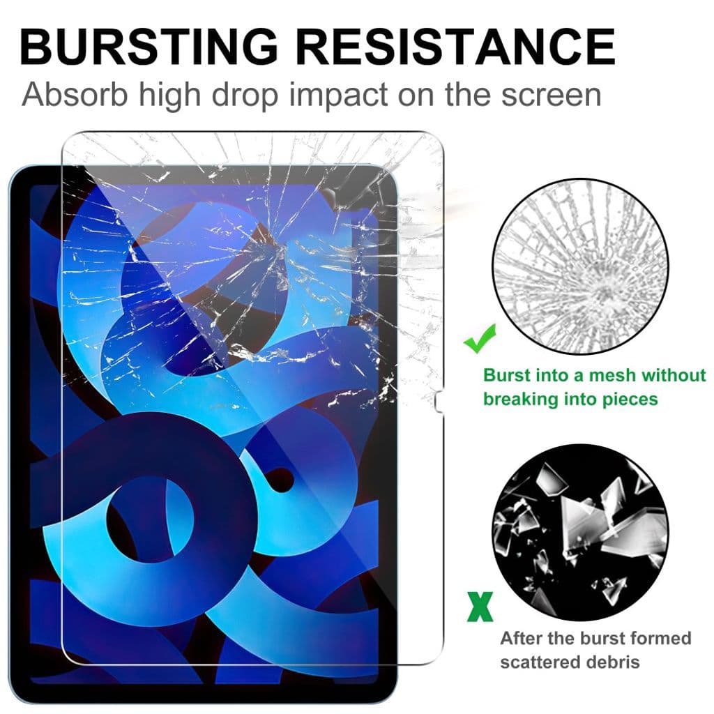iPad Air 11" 2024/2025 skärmskydd i härdat glas 2.5D