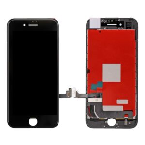 iPhone 8 Skärm med glas och display - svart