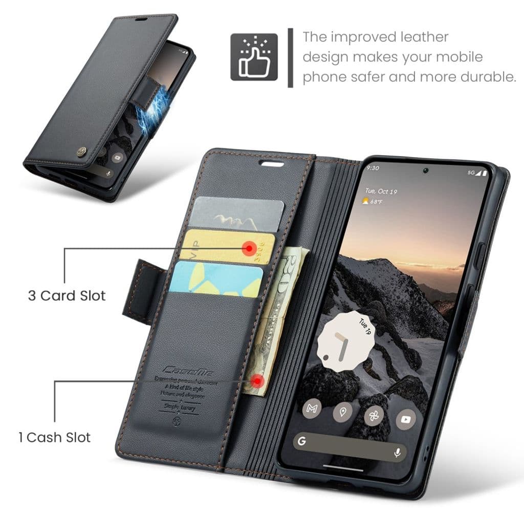 CASEME 023 Series Google Pixel 9 Pro / Pixel 9 fodral - Svart
