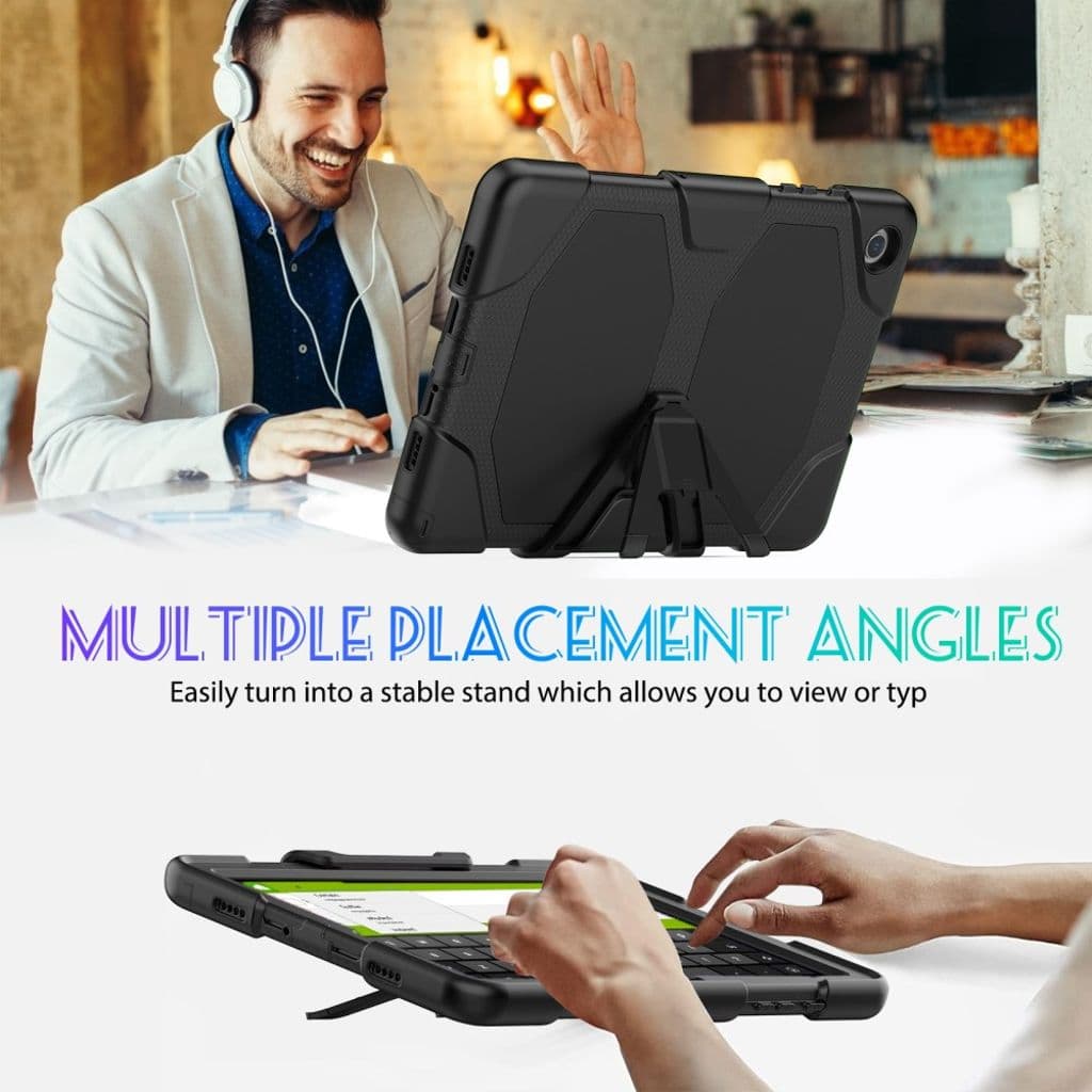 Samsung Galaxy Tab A9 Plus Skal med Stand – Svart