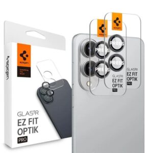 Spigen Samsung Galaxy S25 Edge EZ Fit GLAS.tR Optik Pro HD Linsskydd, 2-pack