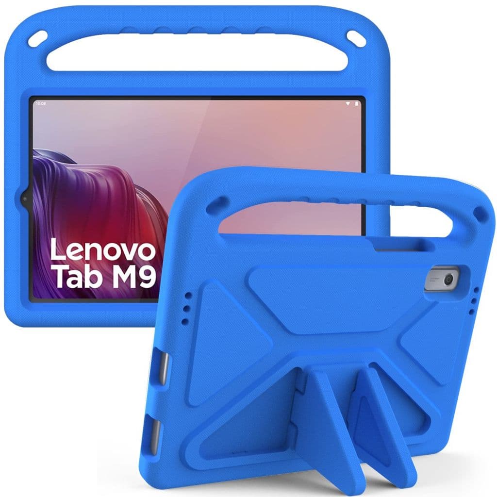 Lenovo Tab M9 Skal med Handtag - Blå