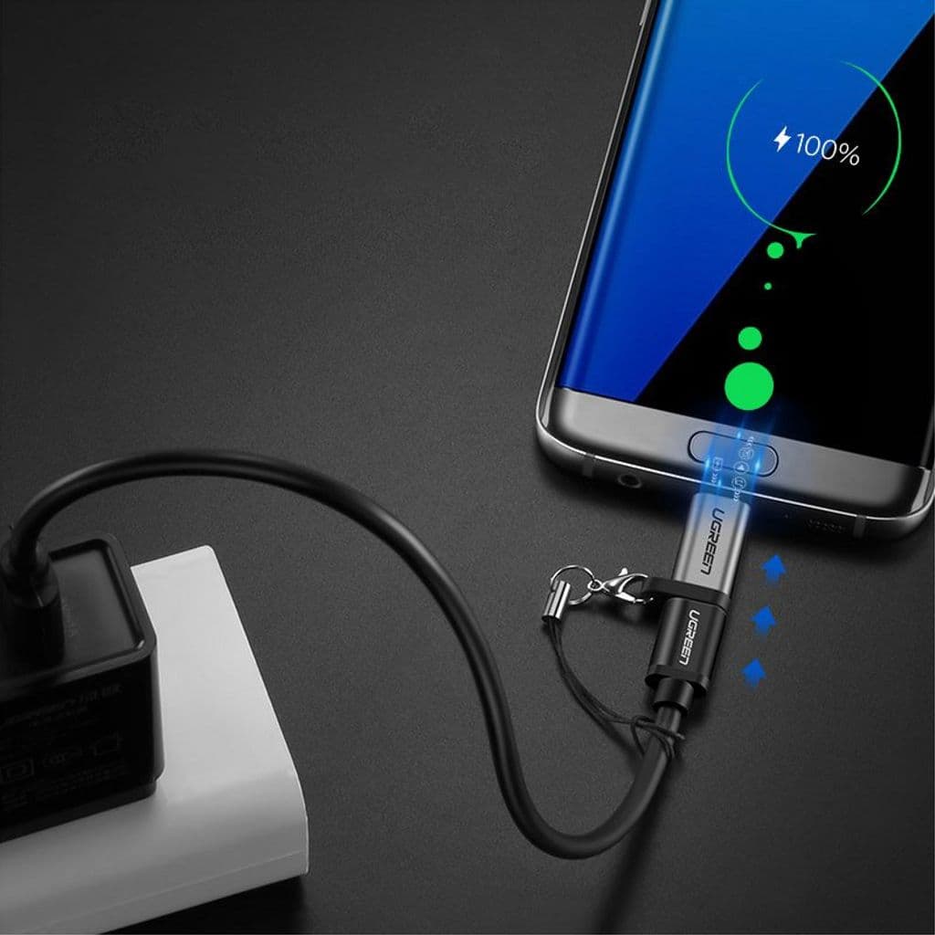 Ugreen USB-C till Micro-USB Adapter - Grå