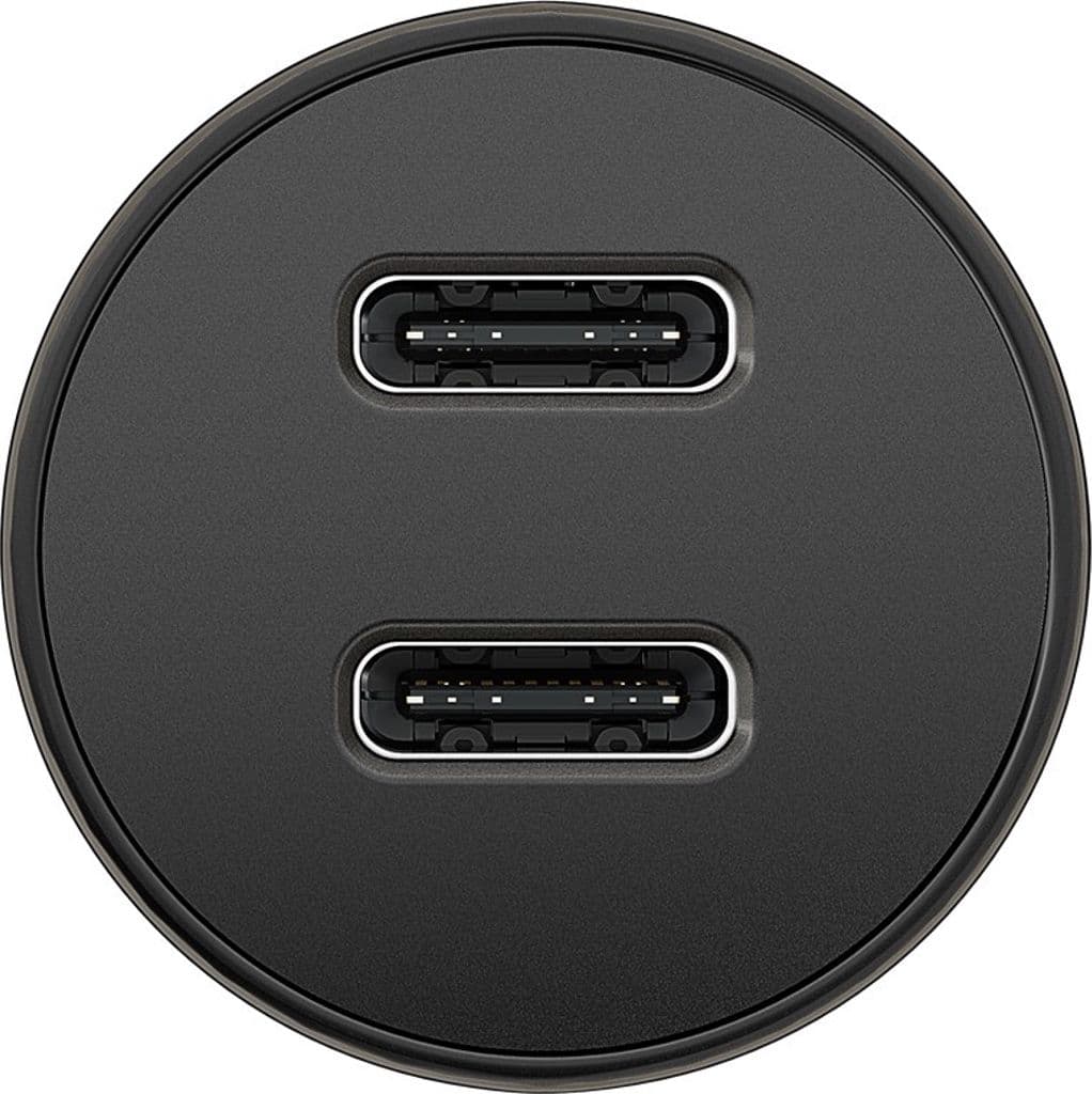 Goobay 2xUSB-C PD Snabbladdare för Bil 30W