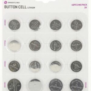 Knappceller Mix Smartline 16-pack lithium (CR2016/CR2025/CR2032/CR2430/CR2450)