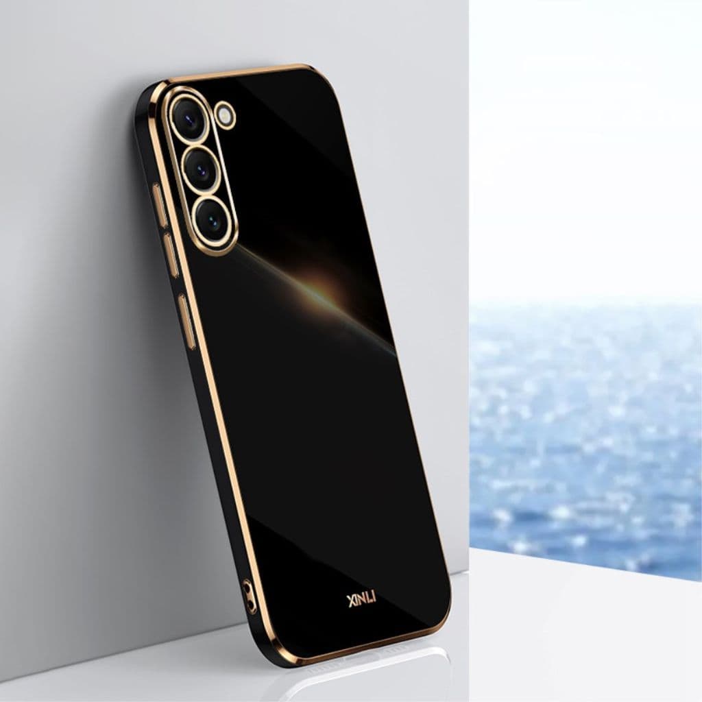 Samsung Galaxy S24 Plus skal med electroplating - Svart