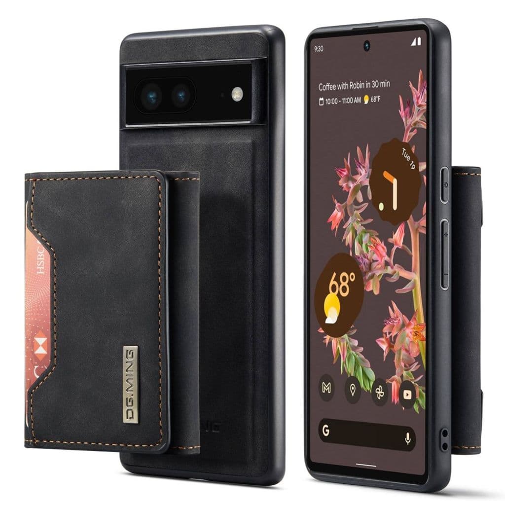 DG.MING M2 2in1 Google Pixel 7 5G skal med en plånbok - Svart