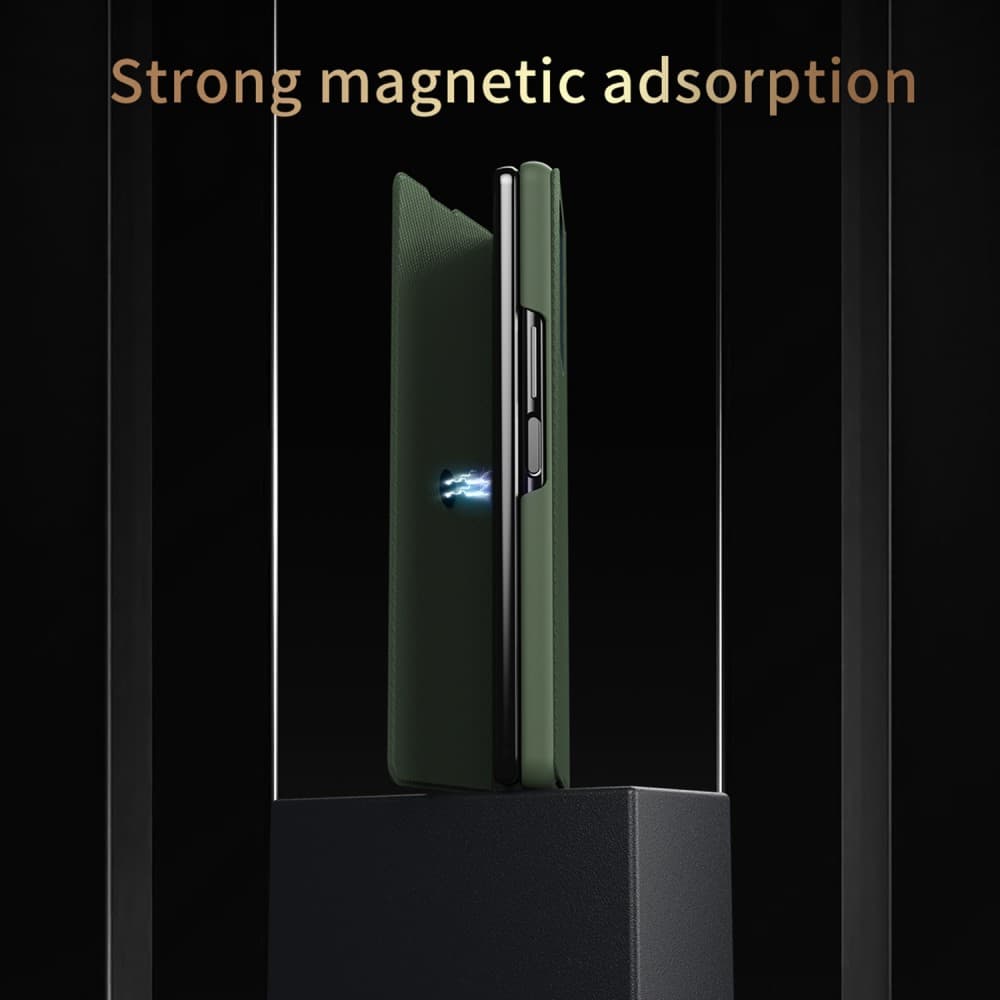 Samsung Galaxy Z Fold4 5G Kevlar Texture Phone Fodral - Grön