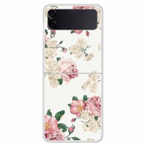Samsung Galaxy Z Flip4 5G Pattern Printing Drop-proof Back Skal - Flowers