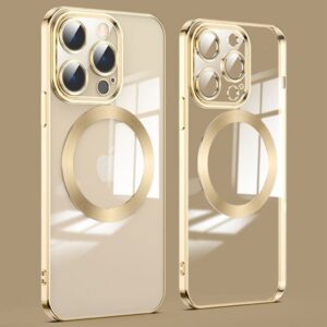iPhone 14 Pro Max Magnetic Charge Skal - Guld