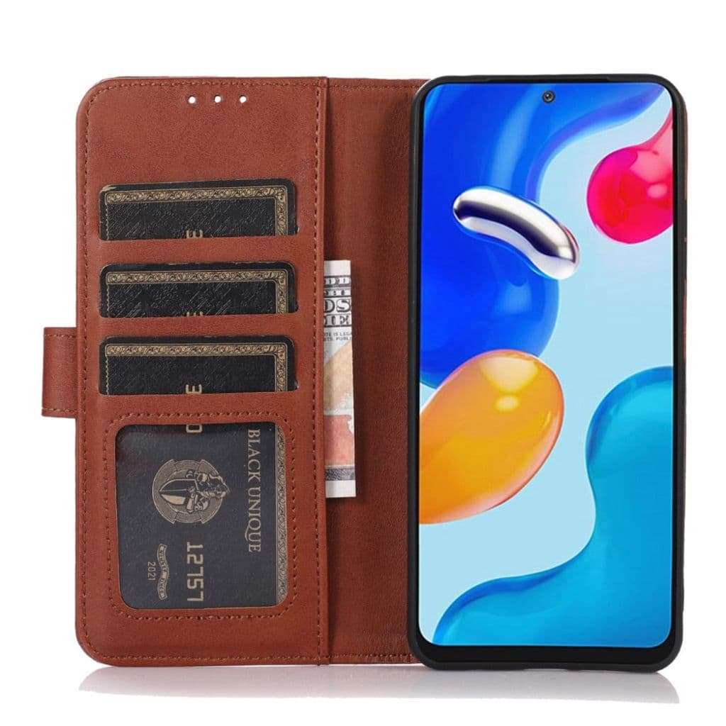 Skyddat Samsung Galaxy A34 5G fodral - Brunt