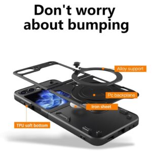 Samsung Galaxy Z Flip 5 5G Kickstand Fodral - Svart