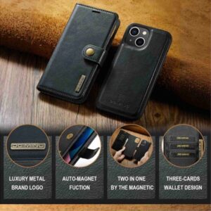 DG.MING iPhone 15 fodral - Svart