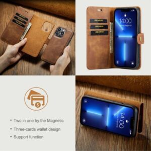 DG.MING iPhone 15 Pro fodral - Brun