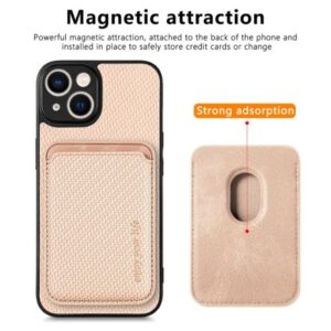 iPhone 15 kolfiber skal - Rosa