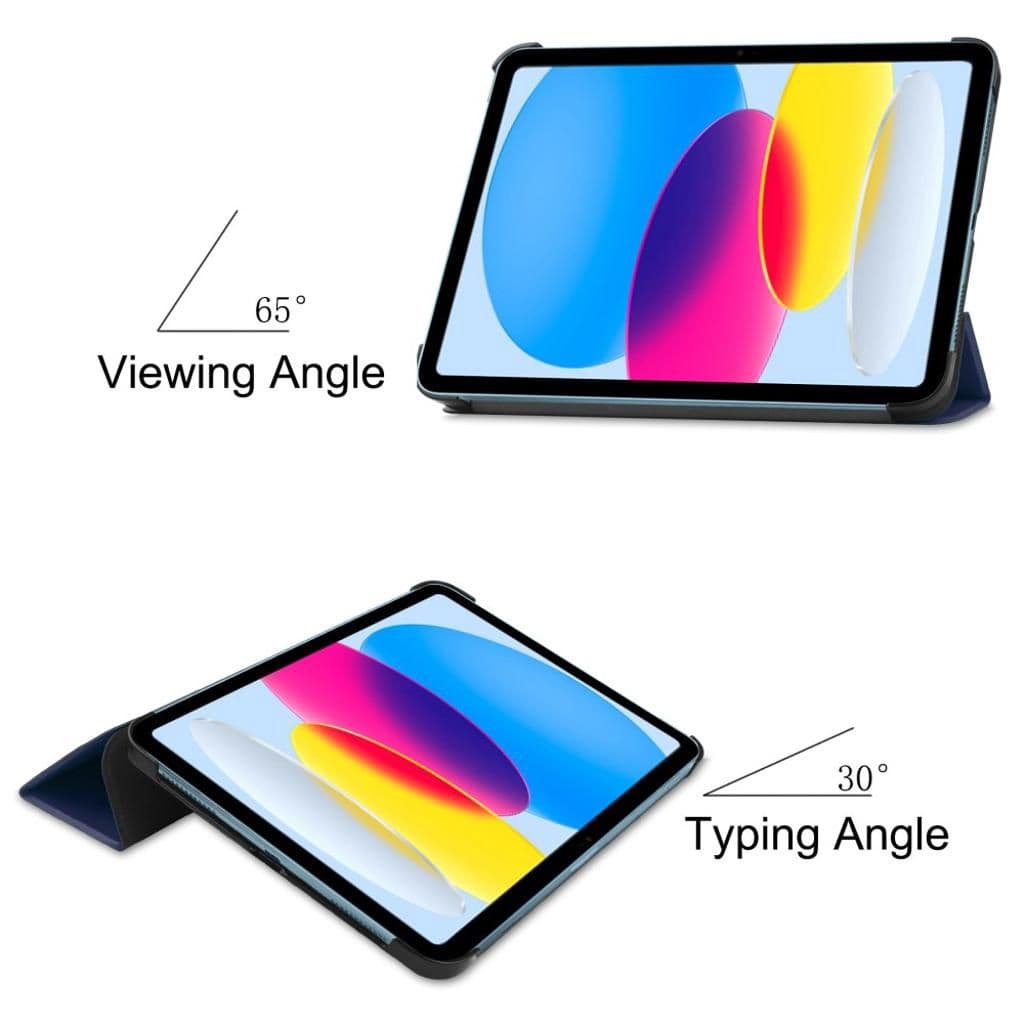 iPad 10.9" 2022 / iPad 11" 2025 tri-fold fodral - Blå