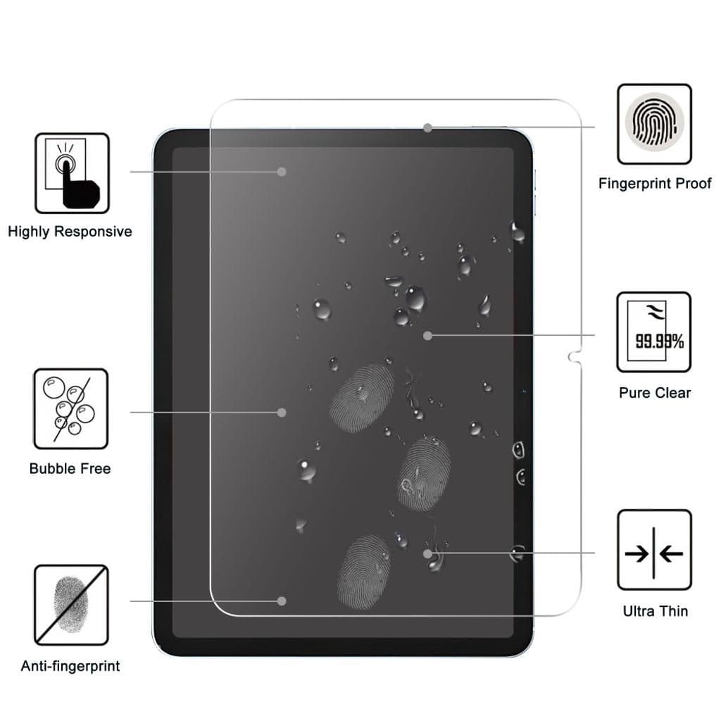 iPad 10.9" 2022 / iPad 11" 2025 Skärmskydd i Härdat glas