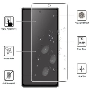 Google Pixel 7a skärmskydd i Härdat glas - Transparent