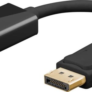 Goobay DisplayPort till HDMI Adapter 0.1 m - Svart