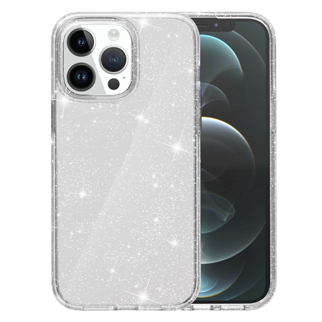 AMORUS iPhone 12 Pro Max Skal Glitter - Vit