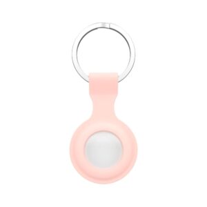 Apple Airtags nyckelring med ett silikonskal - Rosa