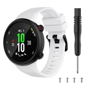 Garmin Forerunner 45S Klockarmband i silikon - Vit