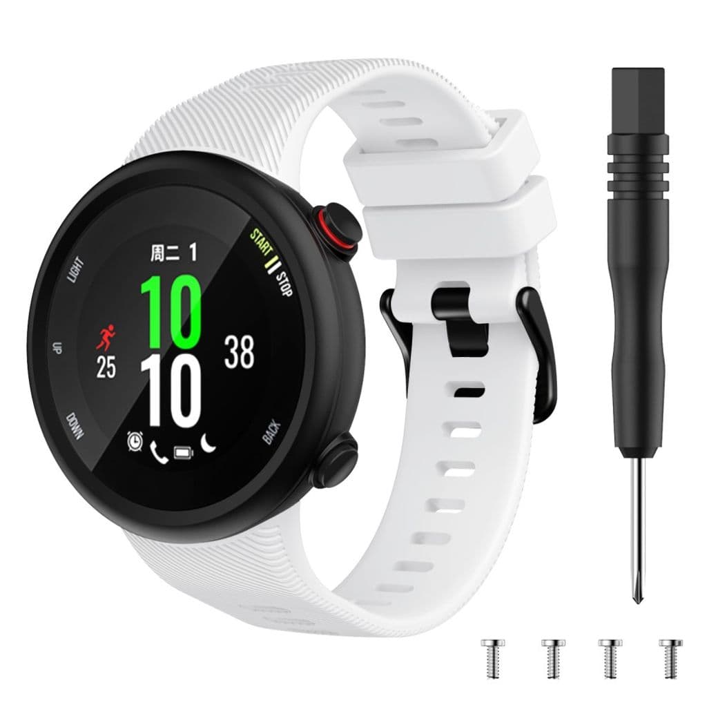 Garmin Forerunner 45S Klockarmband i silikon - Vit