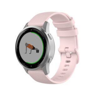 Garmin VivoMove 3S/VivoActive 4S Klockarmband i silikon - Rosa