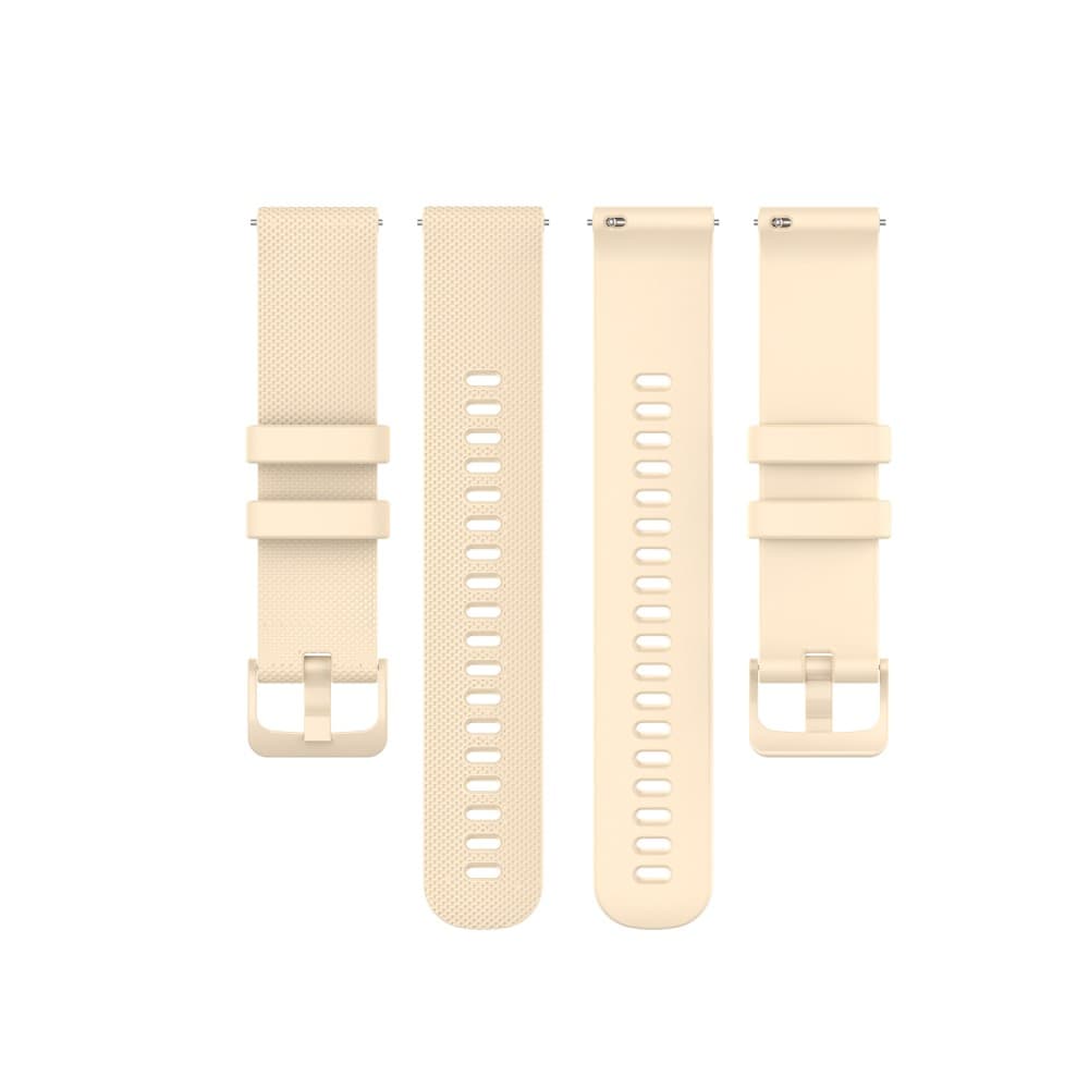 Garmin VivoMove 3S/VivoActive 4S Klockarmband i silikon - Beige
