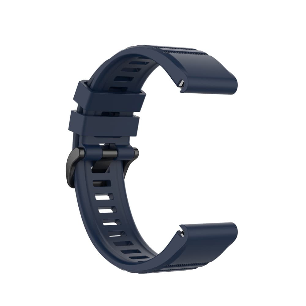 Garmin Fenix 6/6 Pro/5/5 Plus/Approach S62 etc. Klockarmband i silikon - Mörkblå
