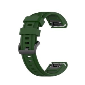 Garmin Fenix 7S/6S/6S Pro/5S/5S Plus Klockarmband i silikon - Grön