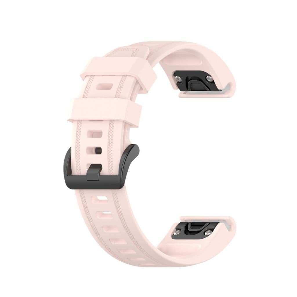 Garmin Fenix 7S/6S/6S Pro/5S/5S Plus Klockarmband i silikon - Rosa