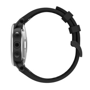 Garmin Fenix 6S/5S/6S Pro/5S Plus Klockarmband i silikon - Svart