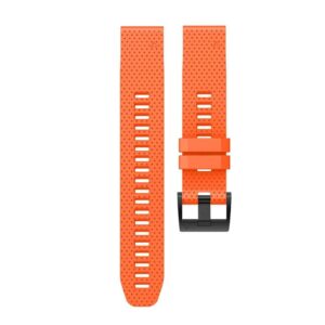 Garmin Fenix 6S/5S/6S Pro/5S Plus Klockarmband i silikon - Orange
