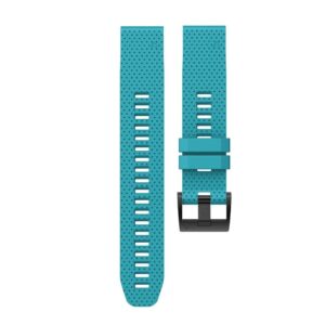 Garmin Fenix 6S/5S/6S Pro/5S Plus Klockarmband i silikon - Blå
