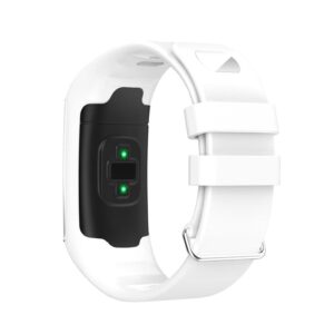 Andningsbart POLAR A360 A370 band - Vitt