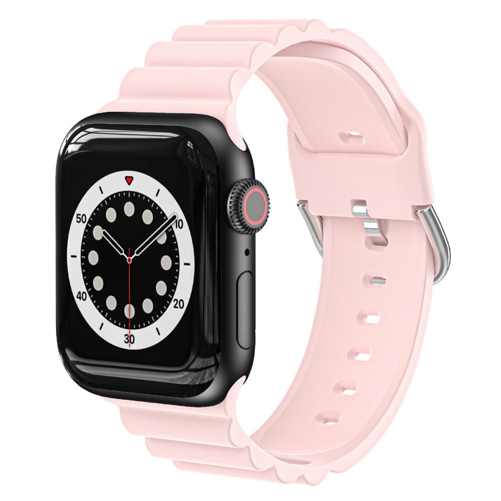 Apple Watch 42/44/46/49mm Klockarmband Silikon - Rosa