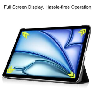 iPad Air 13" 2024/2025 Tri-fold fodral - Svart