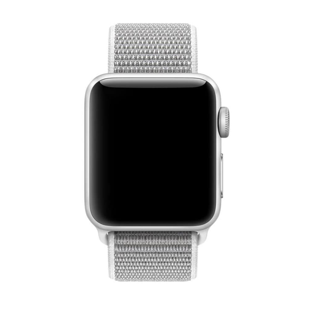 Apple Watch 38/40/41/42mm Kardborreband Klockarmband - Vit