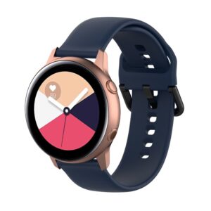 Smart Watch Silikonarmband 20mm för Galaxy Watch4 m.fl. - Blå