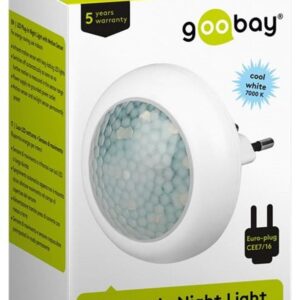 Goobay Lampa med Rörelsedetektor för Inomhus/utomhus - Vit