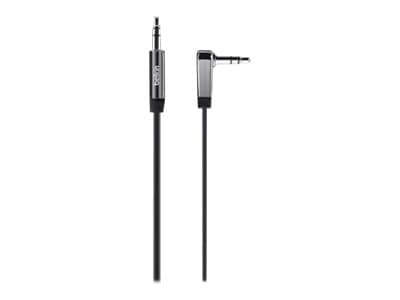 Belkin 3.5mm Flat Aux Ljudkabel 0,9m - Svart