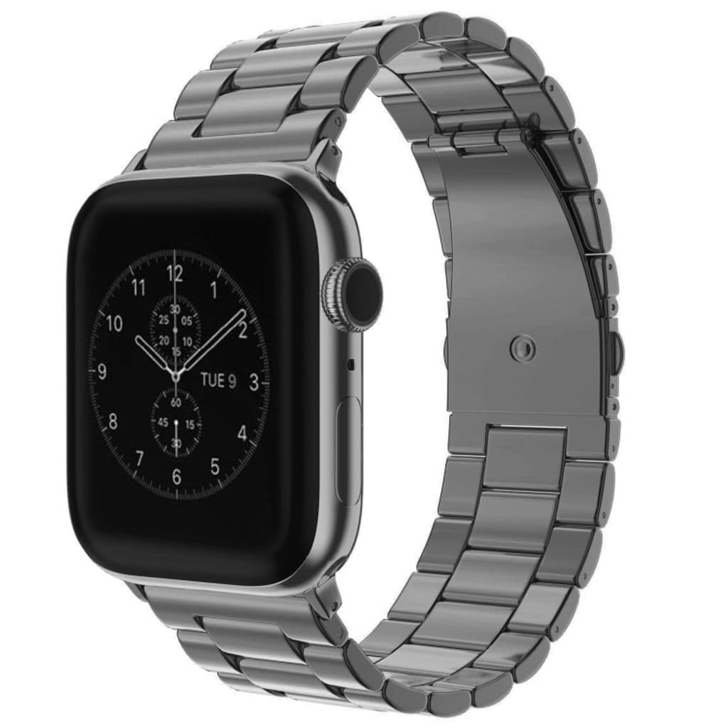 Apple Watch 42/44/46/49mm Klockarmband Rostfritt Stål - Grå