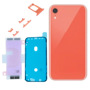 iPhone XR Komplett Baksida i Glas med Ram