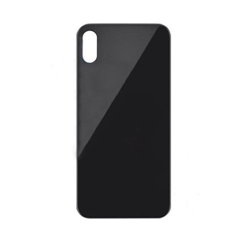 iPhone XS Baksida Glas - Svart