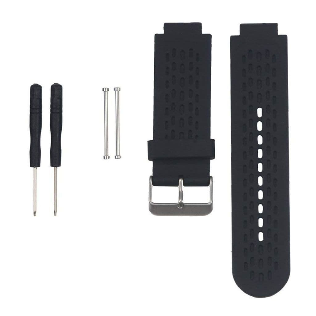 Garmin Approach S2 / S4 Kockarmband i silikon enfärgat - Svart