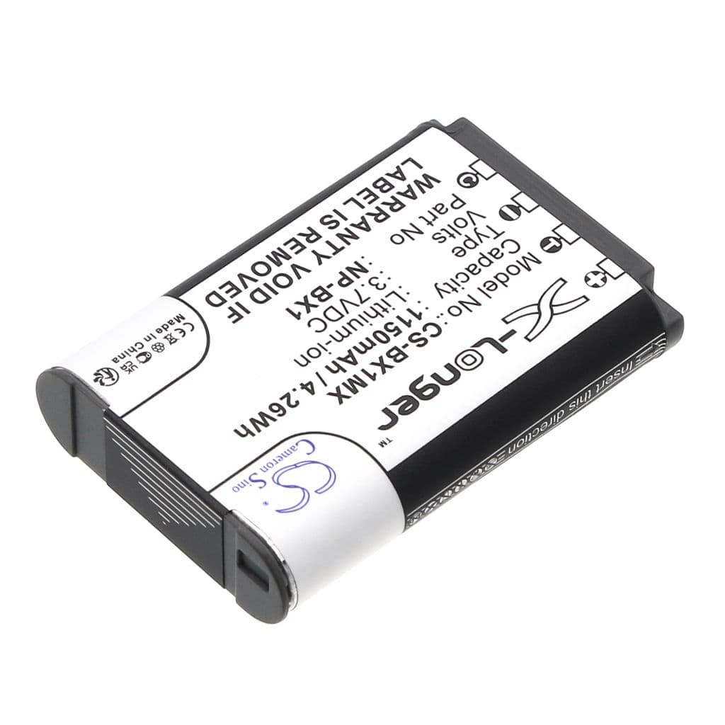 Batteri till NP-BX1 ersättningsbatteri