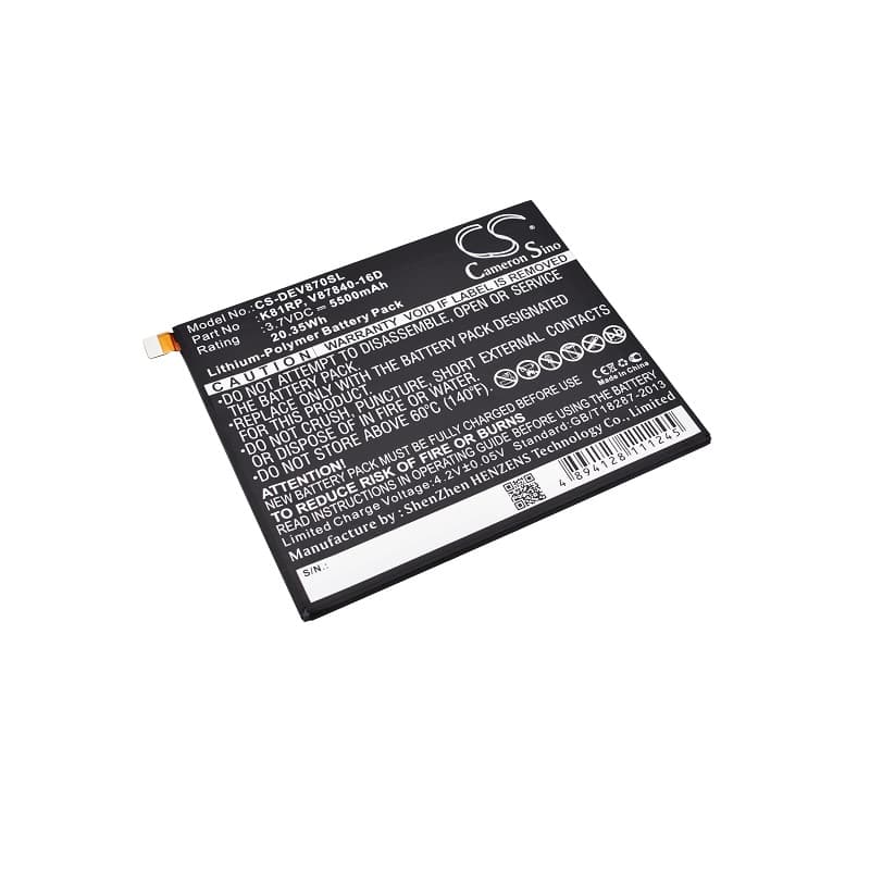 Batteri till Dell Venue 8 7000 mfl